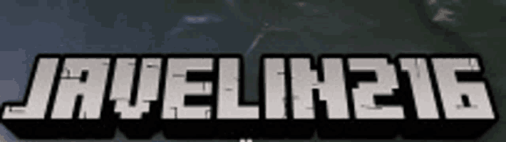 the word javelin216 is on a black and white background