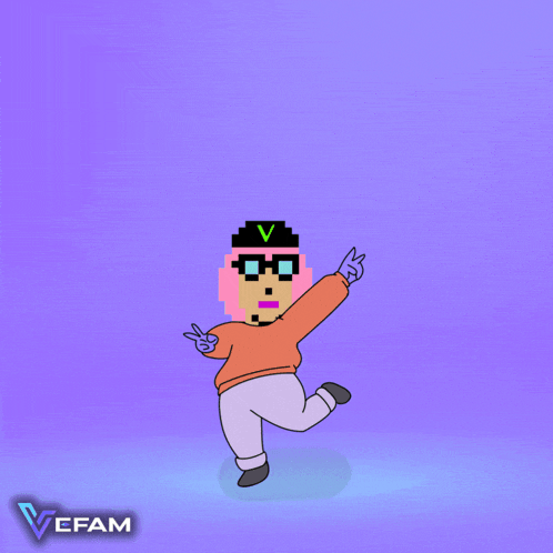 a cartoon character with the words " hodl on for dear life " on the bottom