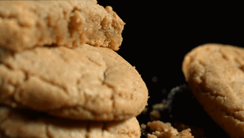 Crumbl Cookies Classic Peanut Butter Cookie GIF