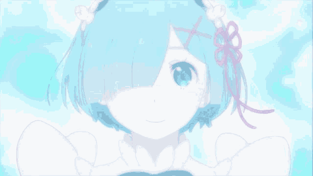 Anime Rem GIF - Anime Rem Rezero GIFs