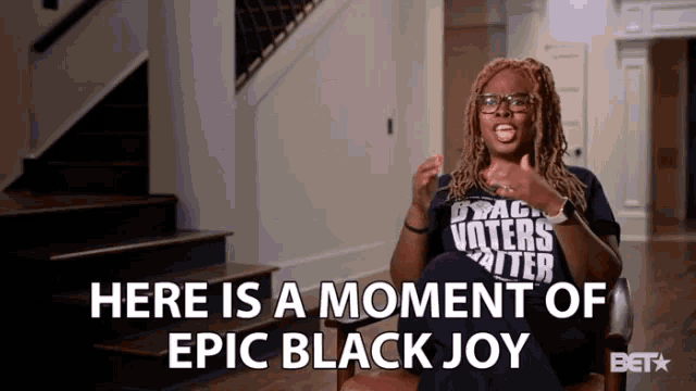 Here Is A Moment Of Epic Black Joy Monumental Joy GIF - Here Is A Moment Of Epic Black Joy Epic Black Joy Joy GIFs