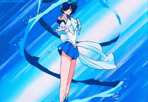 Sailor Mercury Powers GIF - Sailor Mercury Powers Anime GIFs