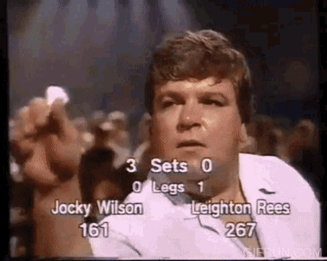 Jocky Wilson Darts GIF - Jocky Wilson Darts 501 GIFs