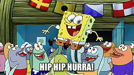 Spongebob: Hip Hip Hurra! GIF - Spongebob Schwammkopf Hip Hip Hurra GIFs
