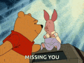 winnie the pooh and piglet are missing each other