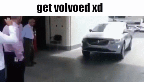 Volvoed Volvo Run Over GIF