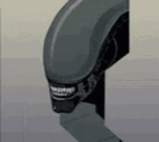 a close up of a helmet with a face on it .