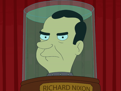 Futurama Nixon GIF - Futurama Nixon Richard Nixon GIFs