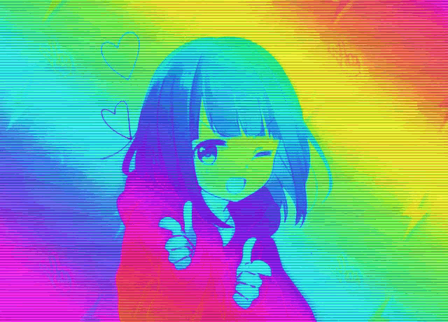 Rainbow Point GIF - Rainbow Point Anime GIFs