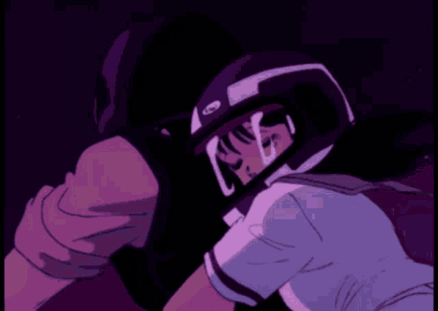 a cartoon of a girl wearing a helmet with the words welcome to baboo cafe below her