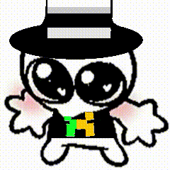 a drawing of a skull wearing a hat