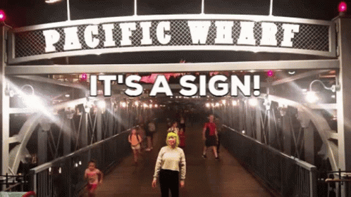 Its A Sign Goldie Chan GIF - Its A Sign Goldie Chan Pacific Wharf GIFs
