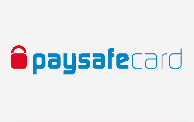 a paysafecard logo with a red padlock on it