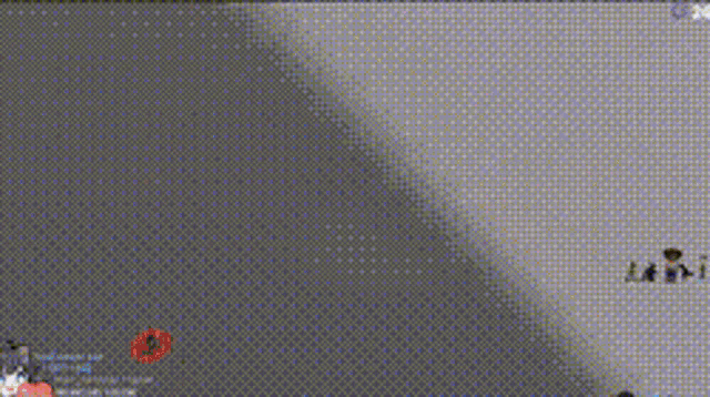 a cartoon character peeking out from behind a blanket in a room .