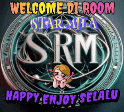 a poster that says welcome dj room starmila srm and happy enjoy selalu