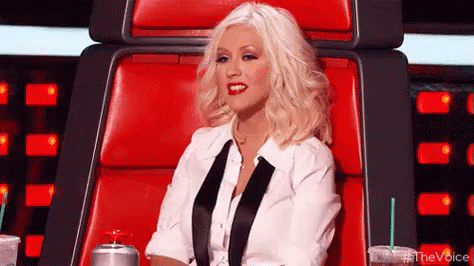 Yes GIF - The Voice Christina Aguilera Thumbs Up GIFs
