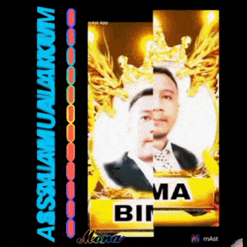 a picture of a man with a crown and the name ma bin