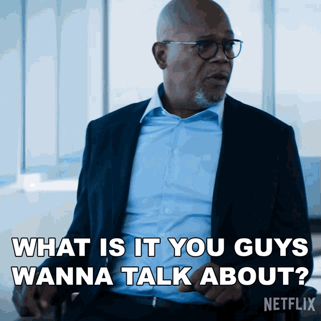 What Is That You Guys Wanna Talk About Samuel L Jackson GIF - What Is That You Guys Wanna Talk About Samuel L Jackson Death To2020 GIFs