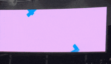 a large screen displays the number 47 on it