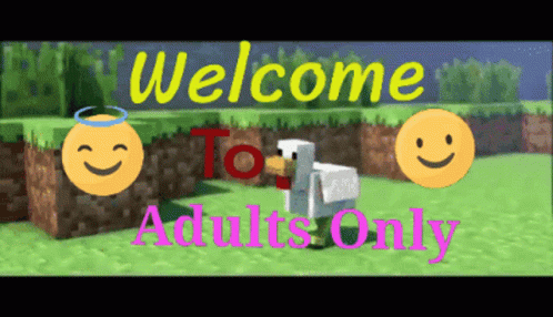 Adults Only Minecraft GIF - Adults Only Minecraft Welcome GIFs