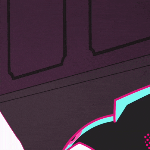 a close up of a cartoon character 's face with a keyhole in the middle