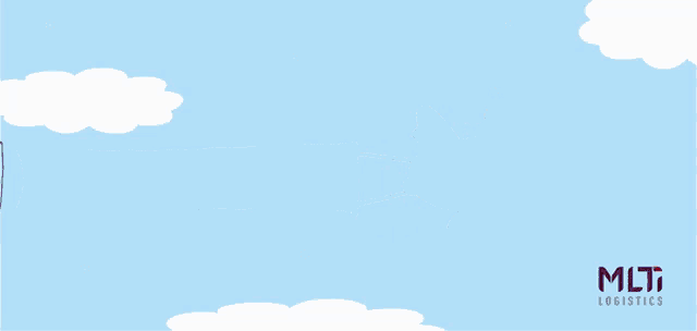 a cartoon of santa claus flying a plane with a banner that says " send your christmas photo "