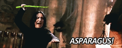 Snape Asparagus GIF - Snape Asparagus Harry GIFs