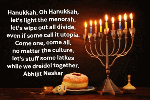 Abhijit Naskar Naskar GIF - Abhijit Naskar Naskar Happy Hanukkah GIFs