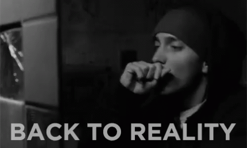 Back To Reality Life GIF - Back To Reality Life Eminem GIFs