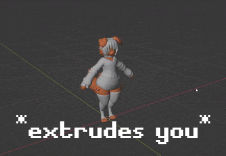 a computer generated image with the words extrudes you