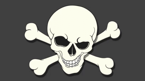 Skull Dead GIF - Skull Dead Skull And Bones GIFs
