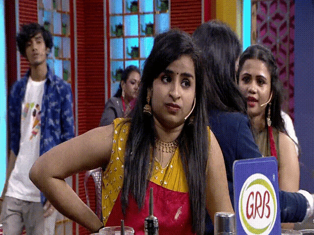 Sivaangi Cook With Comali GIF - Sivaangi Cook With Comali Angry GIFs