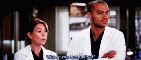 Greys Anatomy Meredith Grey GIF - Greys Anatomy Meredith Grey Why Do You Look So Tired GIFs