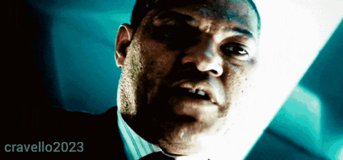 a close up of a man 's face with cravello2023 written in the corner