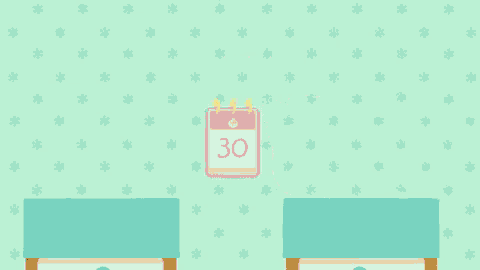 a yellow chicken is standing on a table next to a calendar with a pumpkin on it .