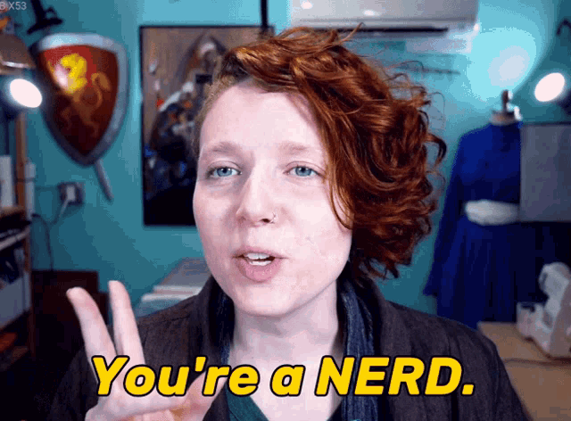 Random Tuesday Youre A Nerd GIF - Random Tuesday Youre A Nerd In Case You Were Wondering GIFs