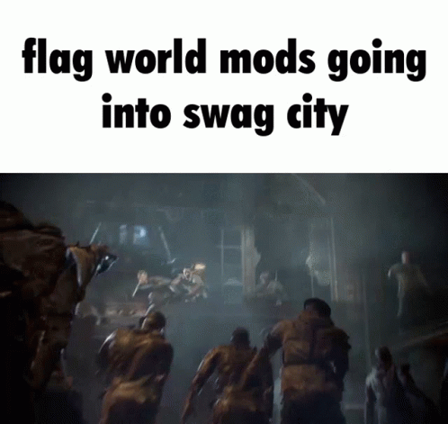 Flag World Swag City GIF - Flag World Swag City Zombies GIFs