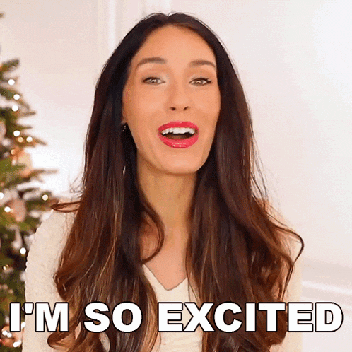 I'M So Excited Shea Whitney GIF - I'M So Excited Shea Whitney I Can'T Wait GIFs