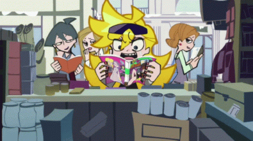 Panty And Stocking Surprised GIF - Panty And Stocking Panty Surprised GIFs