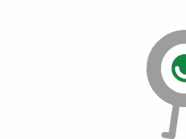 a cartoon character with a green eye and arms and legs .