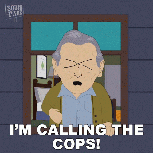 Im Calling The Cops South Park GIF - Im Calling The Cops South Park S17e8 GIFs