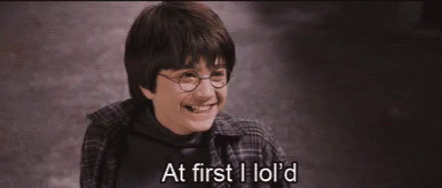Harry Potter Lol GIF - Harry Potter Lol First GIFs