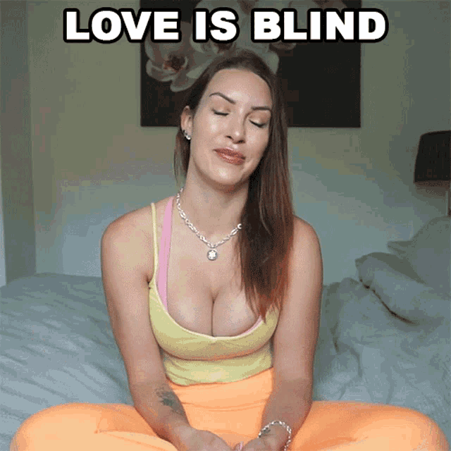 Love Is Blind Tracy Kiss GIF - Love Is Blind Tracy Kiss Love Isnt Logical GIFs