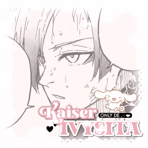 a drawing of a boy with the name kaiser ivysita on the bottom