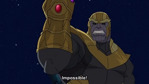 Thanos Impossible GIF - Thanos Impossible Marvel GIFs