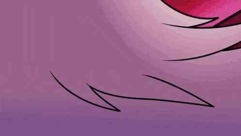a close up of a cartoon character 's face with red eyes .