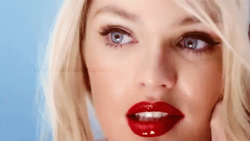 Candice Swanepoel Red Lips GIF - Candiceswanepoel GIFs