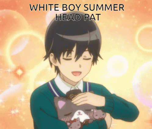 White Boy Summer Summer GIF - White Boy Summer Summer Head Pat GIFs