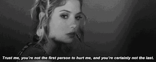 a black and white photo of a woman with a quote on it