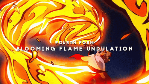 Fourth Form Rengoku GIF - Fourth Form Rengoku Flame Breathing GIFs